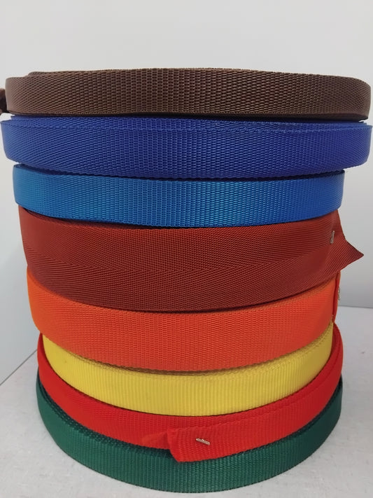 Coloured Polypropylene Webbing (50m)